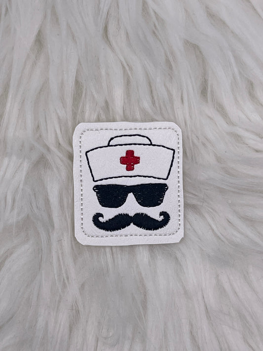 Nurse with Mustache