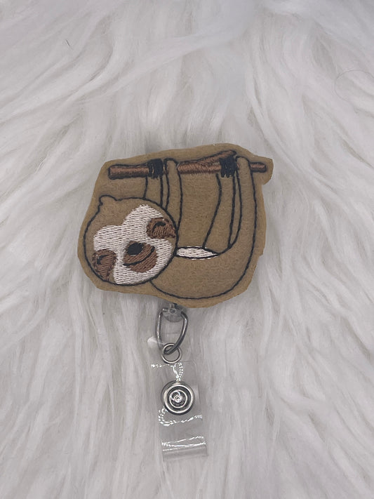 Sloth Badge Reel