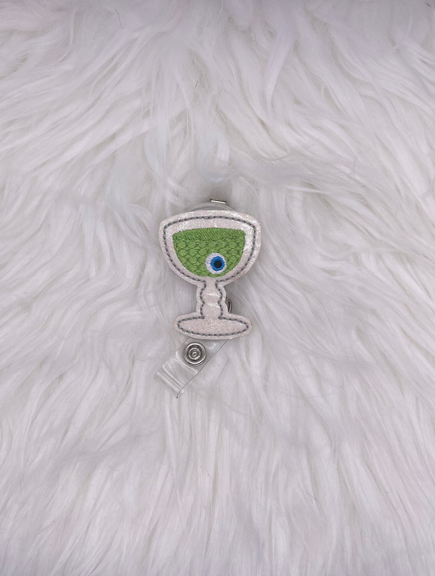 Spooky Eyeball Drink Badge Reel